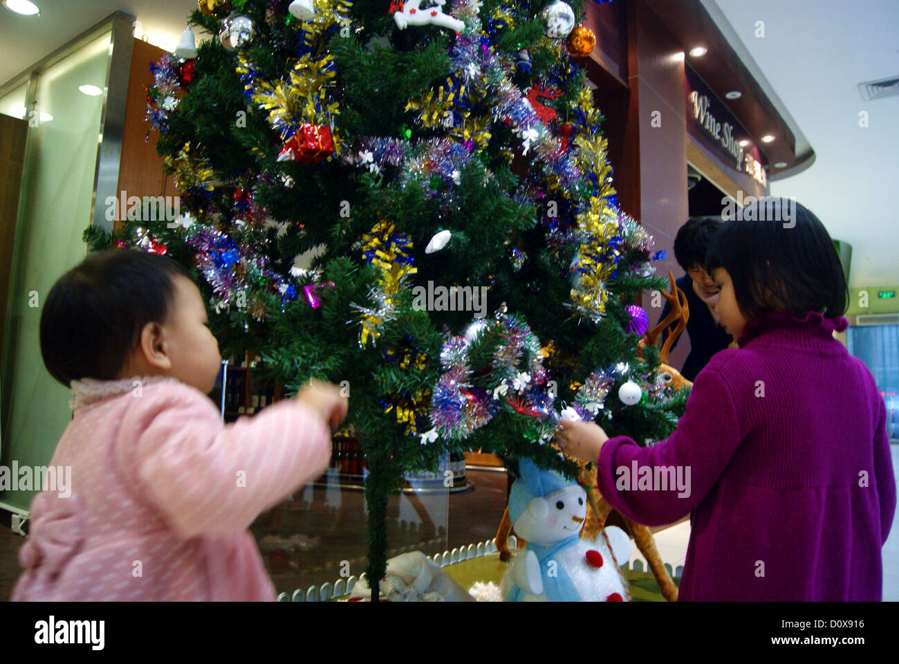 Natale in Cina Foto Stock