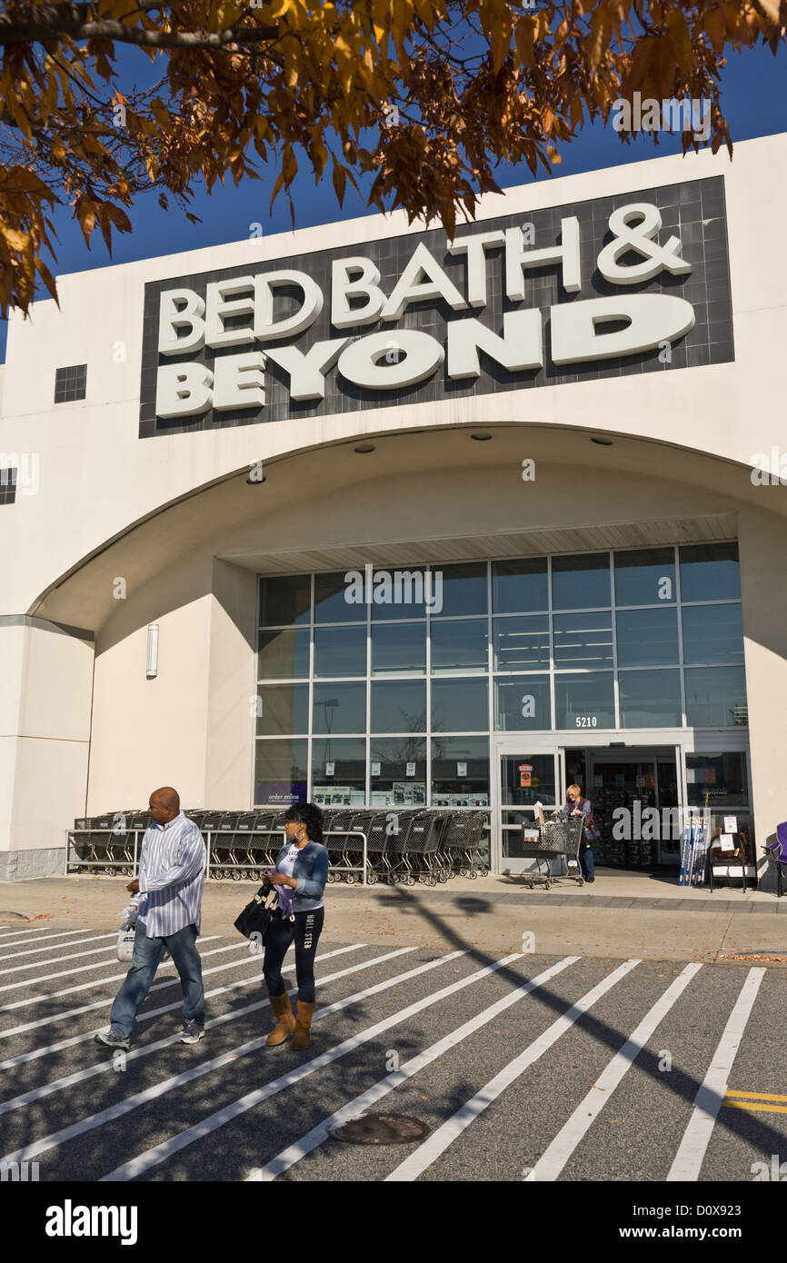 Bed Bath & Beyond, ad un centro commerciale di Maryland, Stati Uniti d'America Foto Stock
