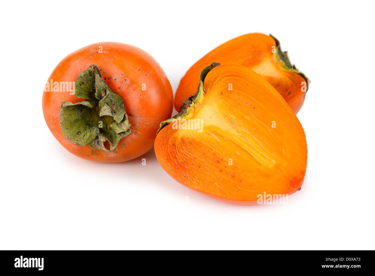 Persimmon, Hachiya Foto Stock