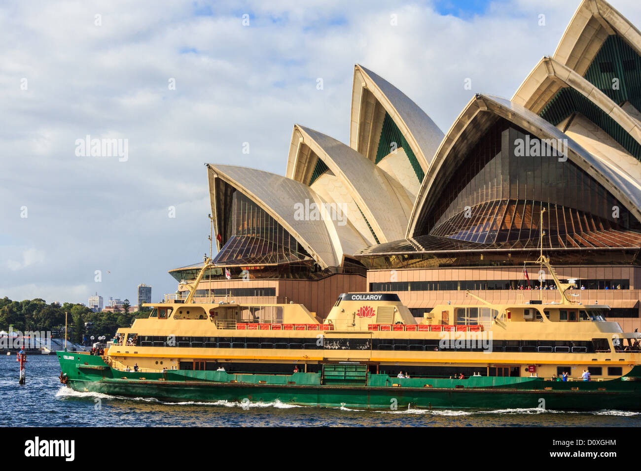 Australia, Bennelong Point, CBD, NSW, Nuovo Galles del Sud, Opera House di Sydney e il Sydney Harbour, UNESCO World Heritage, sito archit Foto Stock