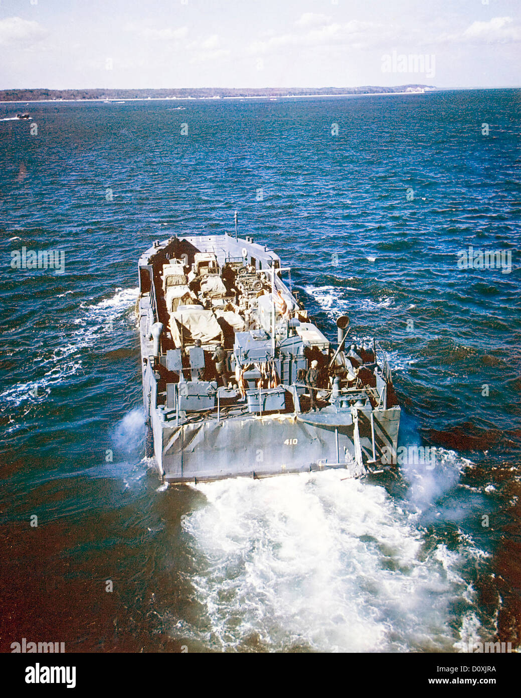 Operazione Overlord, Normandia, Marina Britannica, sbarco dei mestieri, nave, Inghilterra meridionale, British, soldati, truppe invasione, Francia Foto Stock