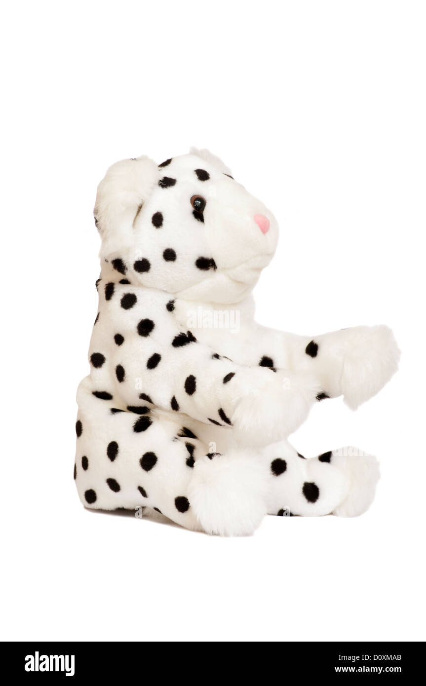 Childs dalmata cane di peluche per bambini Giocattolo morbido Foto Stock