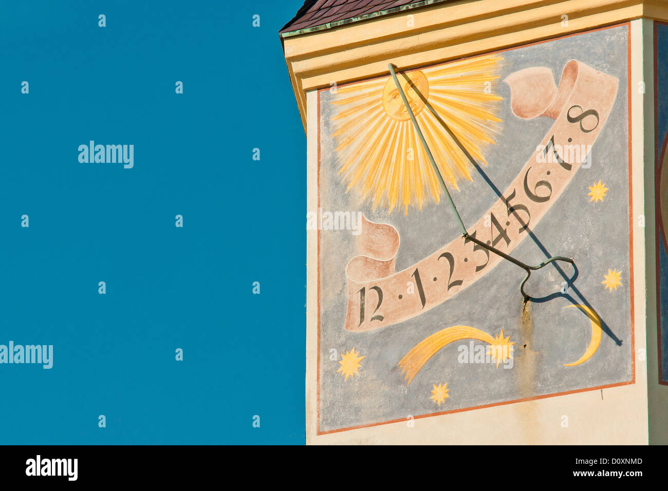 La Baviera, Germania, Europa House, home, la costruzione, la costruzione, storico, antica facciata, arte, mestiere, cultura, culturale, architetto Foto Stock