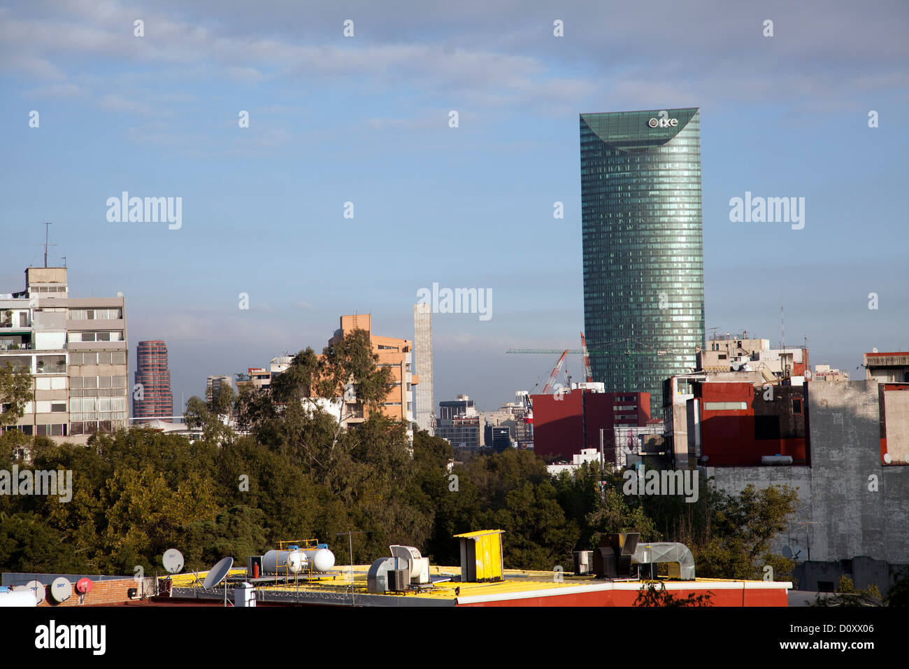 Torre Mayor in Città del Messico DF Foto Stock