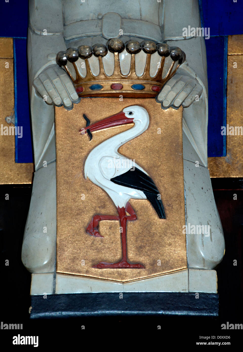 Stork ; Gemeente città museo braccio l'Aia Paesi Bassi Paesi Bassi Foto Stock
