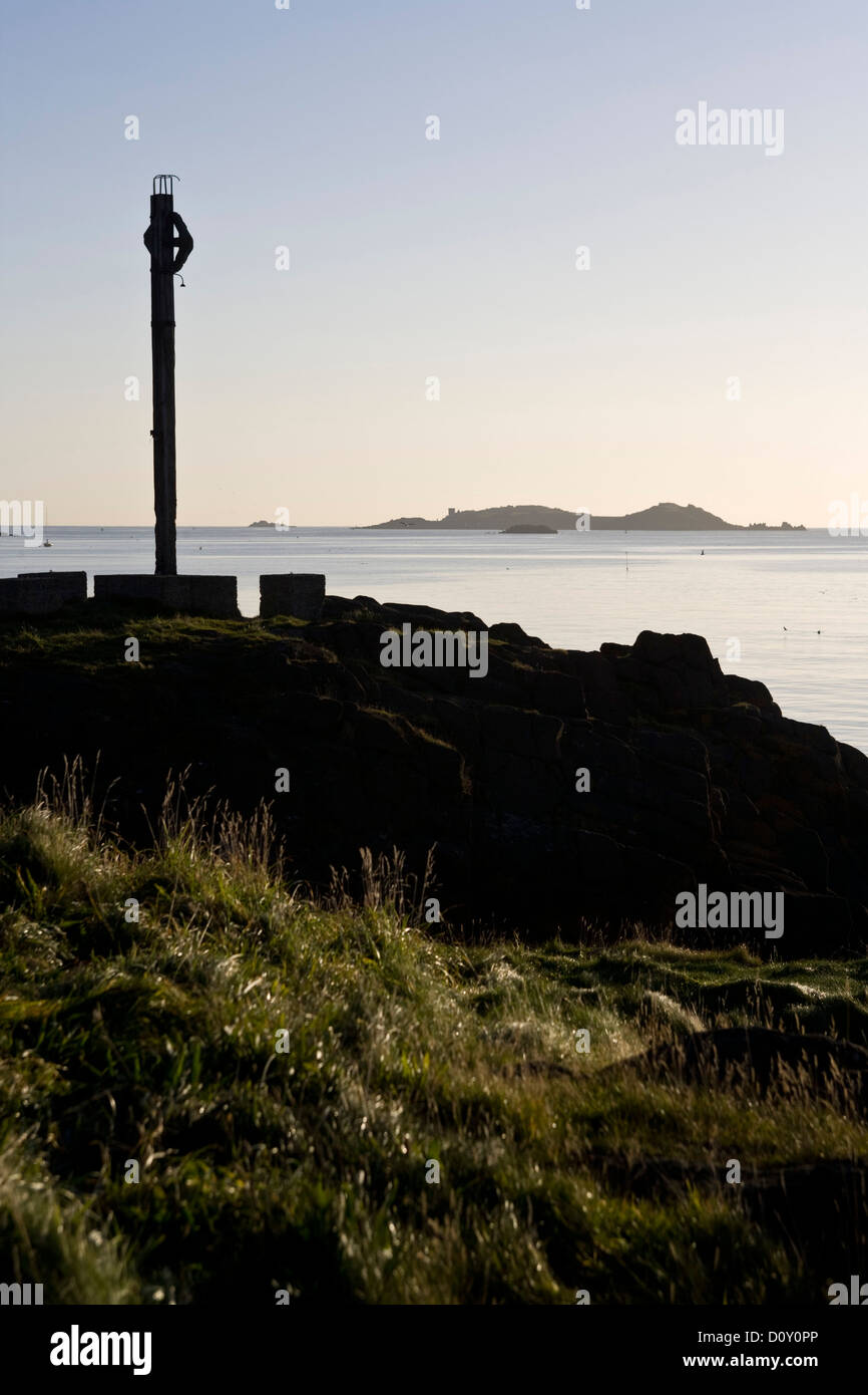 Downing punto Dalgety Bay lungo la costa di Fife, Scozia Foto Stock