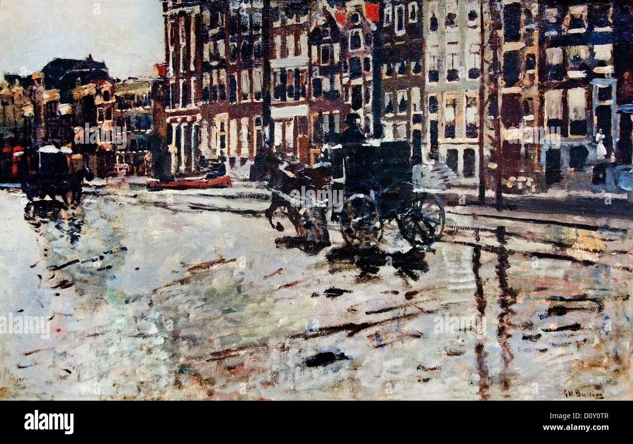 Het Rokin ( Amsterdam ) George Hendrik Breitner olandese Paesi Bassi Foto Stock