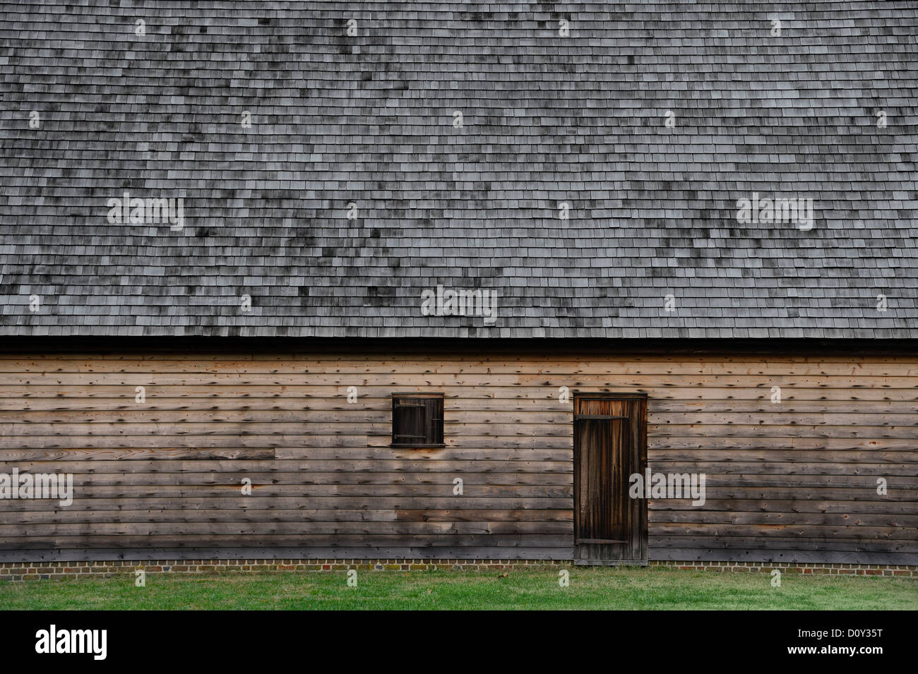 Fienile in legno, Pemberton Park, Salisbury Maryland USA Foto Stock