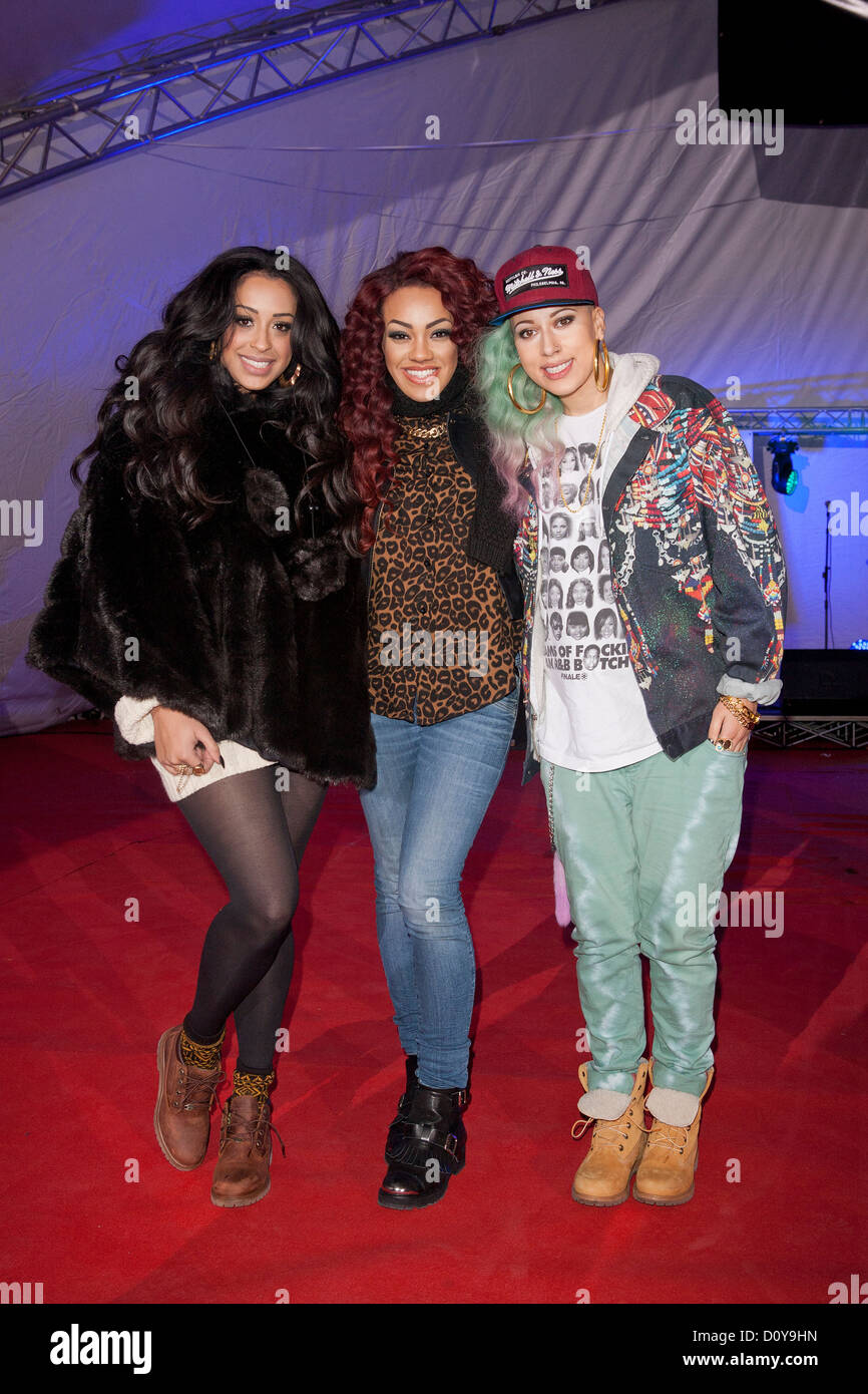 Stooshe, Londra, punto centrale Foto Stock
