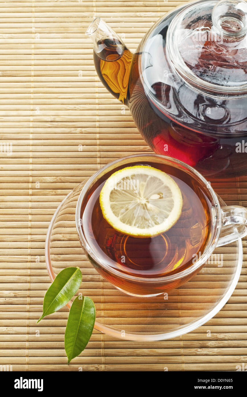 tè nero Foto Stock