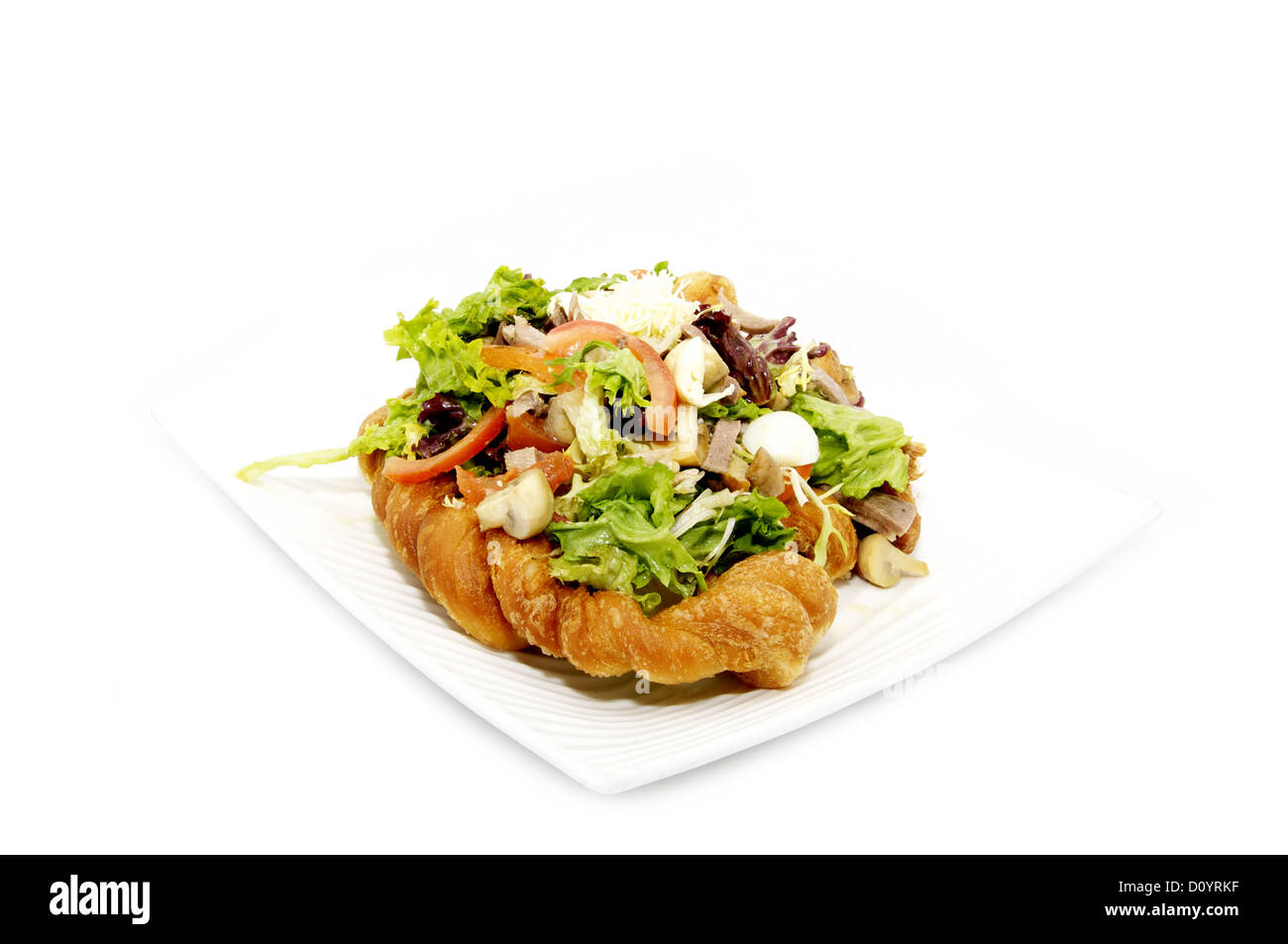 torta su una zolla Foto Stock