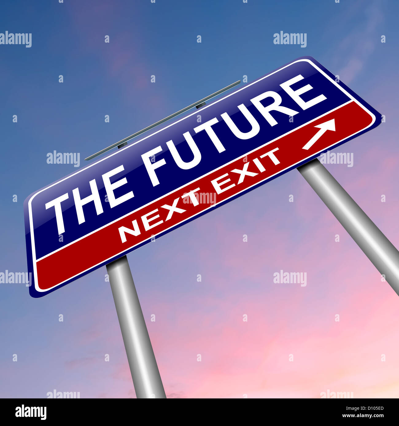 il futuro. Foto Stock