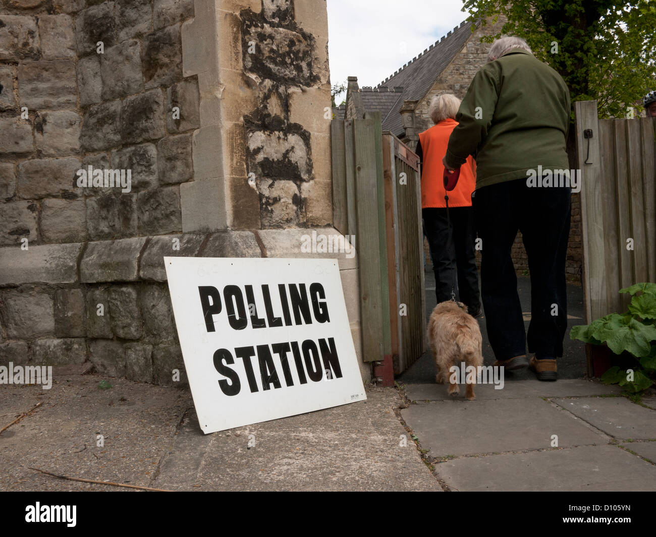 Stazione di polling, West Hampstead. Londra Foto Stock