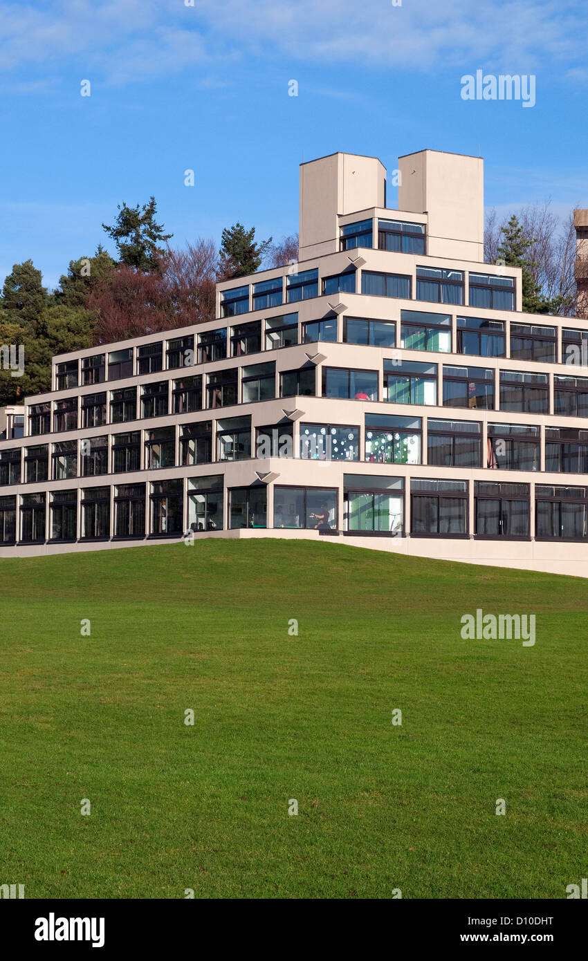 Student Accommodation, UEA, Norwich, Norfolk, Inghilterra Foto Stock