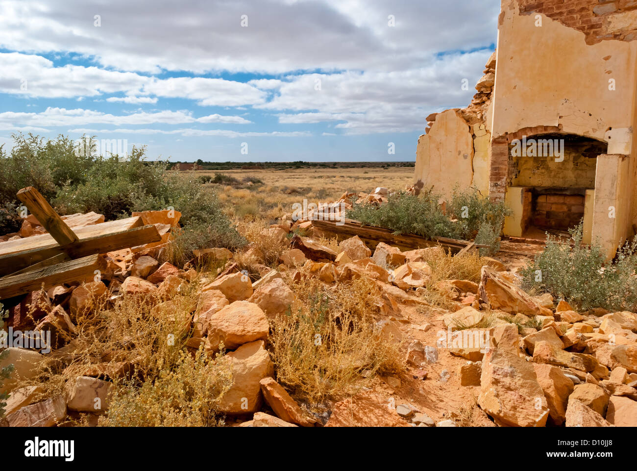 Farina vecchia città abbandonate, Sud Australia Foto Stock