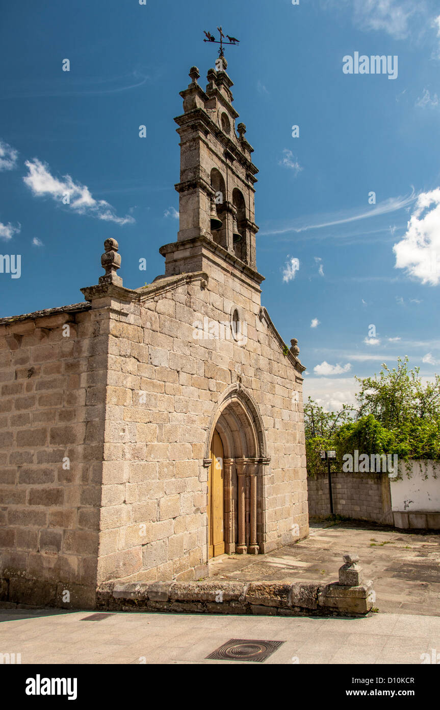 La Chiesa di San Salvador. Sarria. Lugo. La Galizia. Spagna Foto Stock