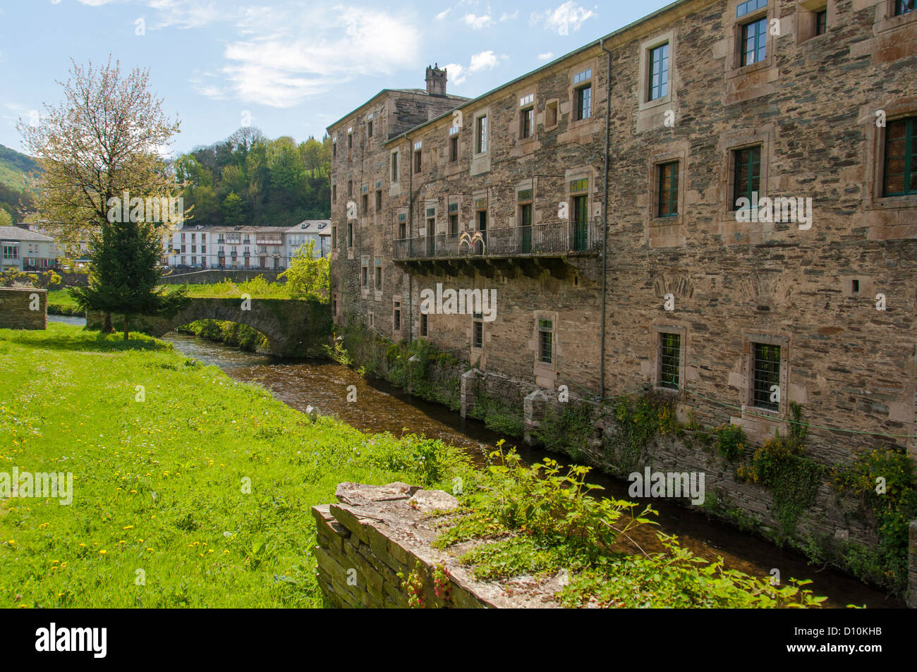 Monasterio de Samos. Lugo. La Galizia. Spagna Foto Stock