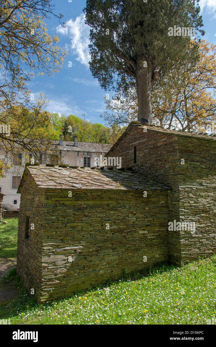 Monasterio de Samos. Lugo. La Galizia. Spagna Foto Stock