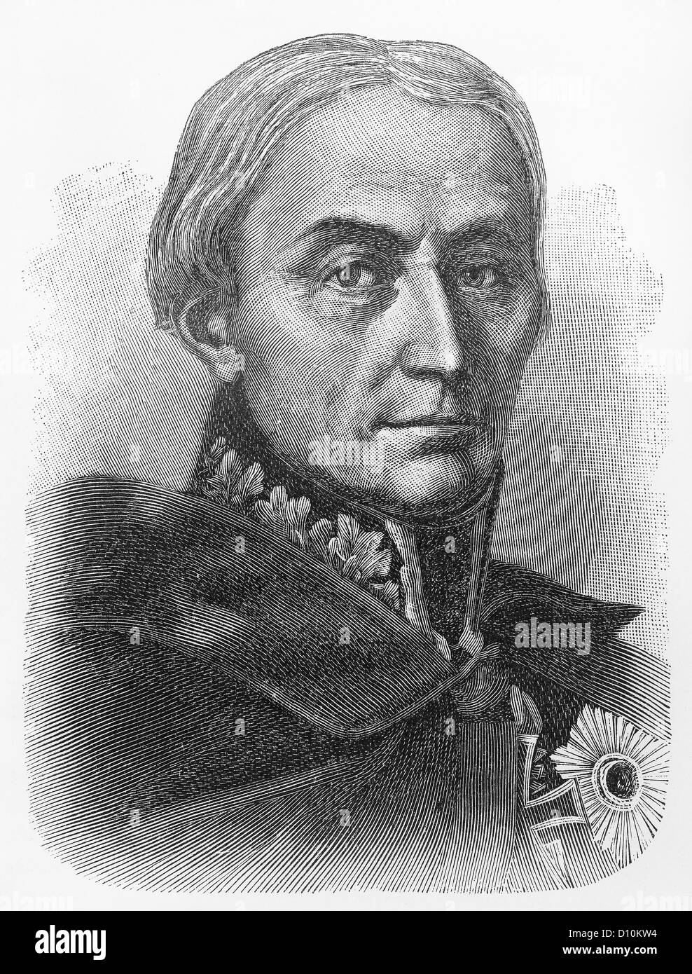 Friedrich Wilhelm Freiherr Bulow Foto Stock