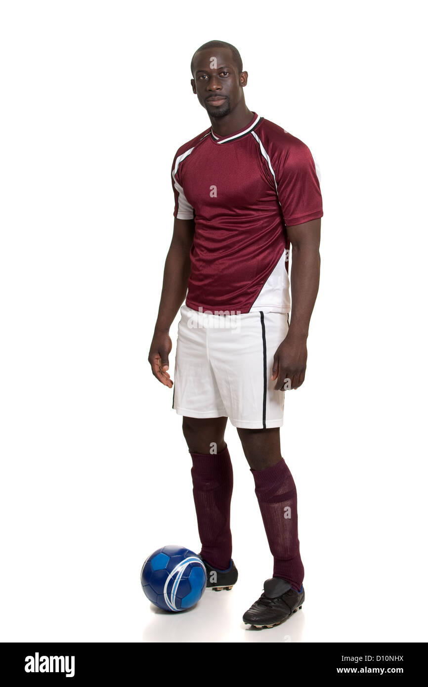 Giocatore di calcio Foto Stock