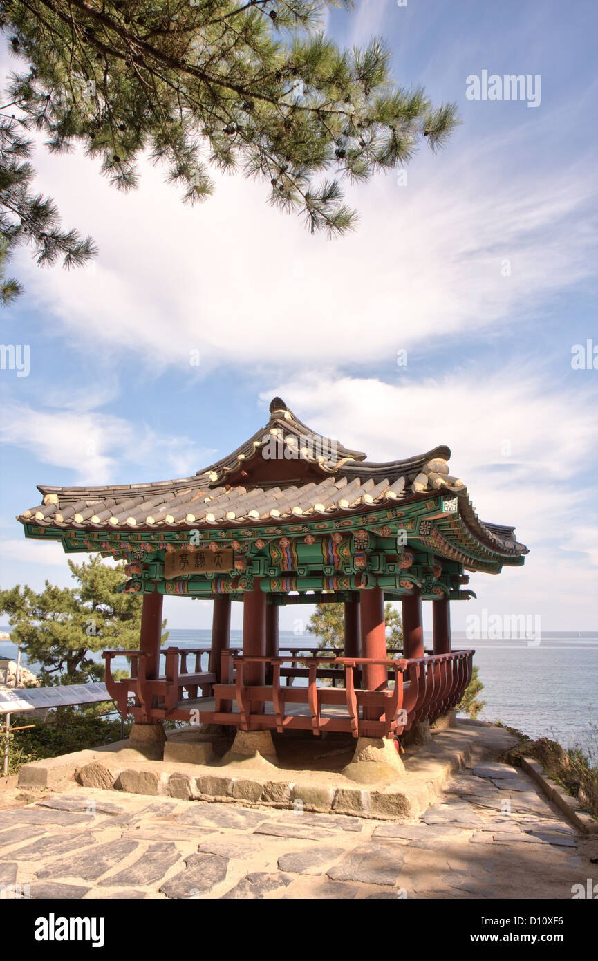 Cheonghakjeong, un padiglione a nord di Sokcho, Corea del Sud Foto Stock