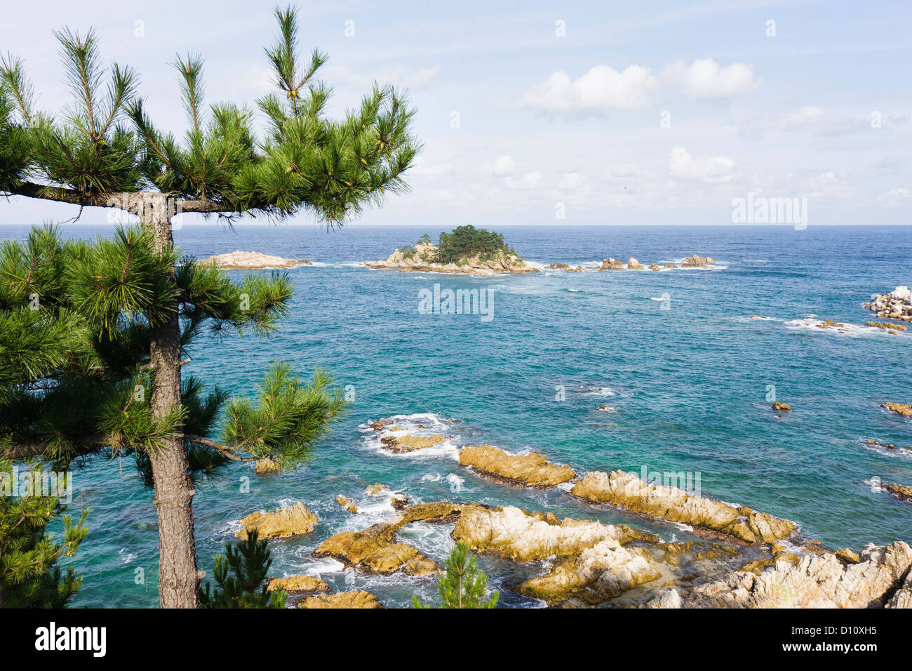 Mare Orientale della Corea del Sud, vicino al villaggio di Galnam Foto Stock