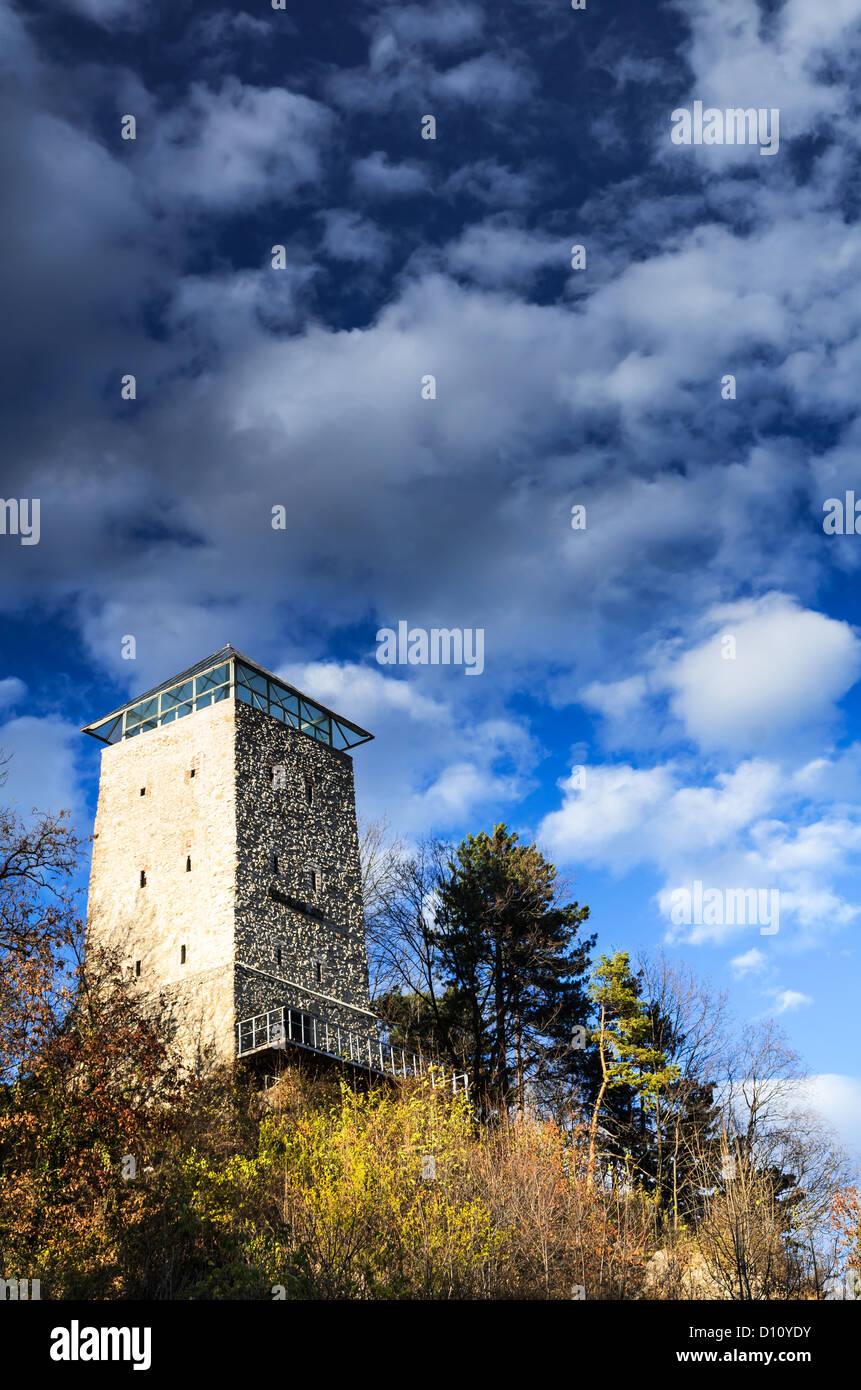 Torre Nera in Brasov, Transilvania county in Romania. Foto Stock