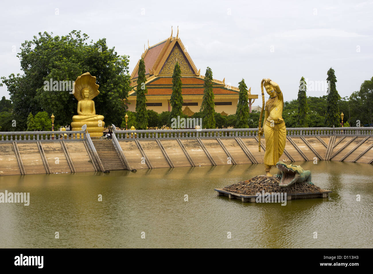 Oudong, antica capitale della Cambogia prima di phnom penh Foto Stock