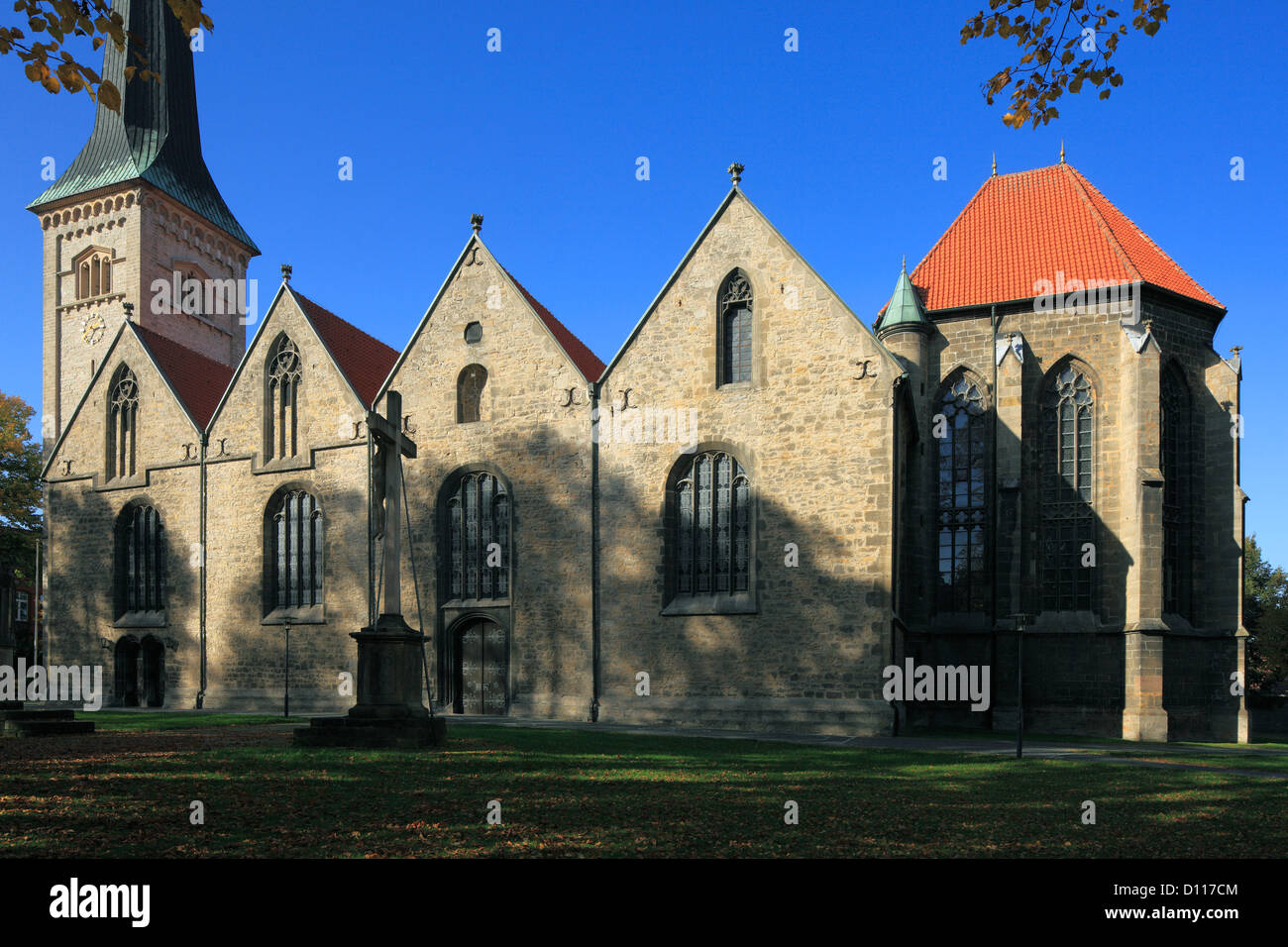 Katholische Pfarrkirche Sankt Michael in Brakel, Oberwaelder Terra, Teutoburger Wald, Eggegebirge, Renania settentrionale-Vestfalia Foto Stock
