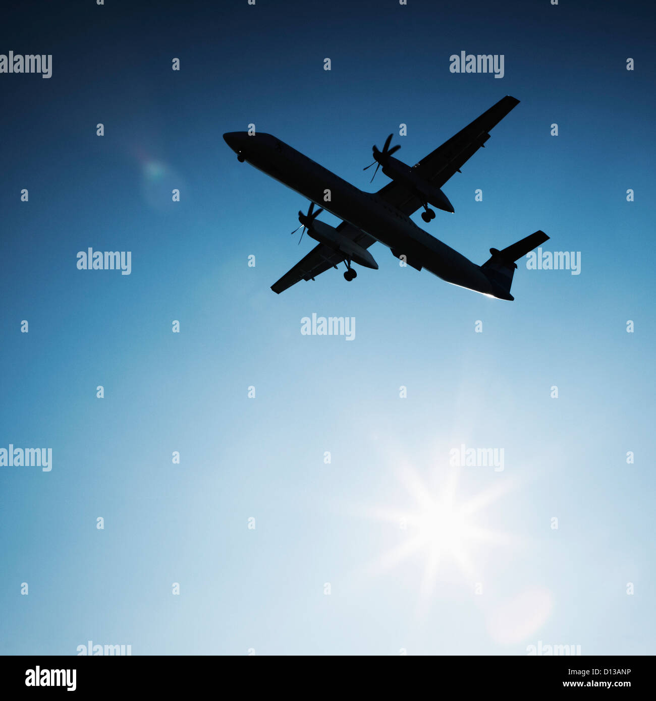 Germania, Francoforte, Propellor aereo contro sky Foto Stock