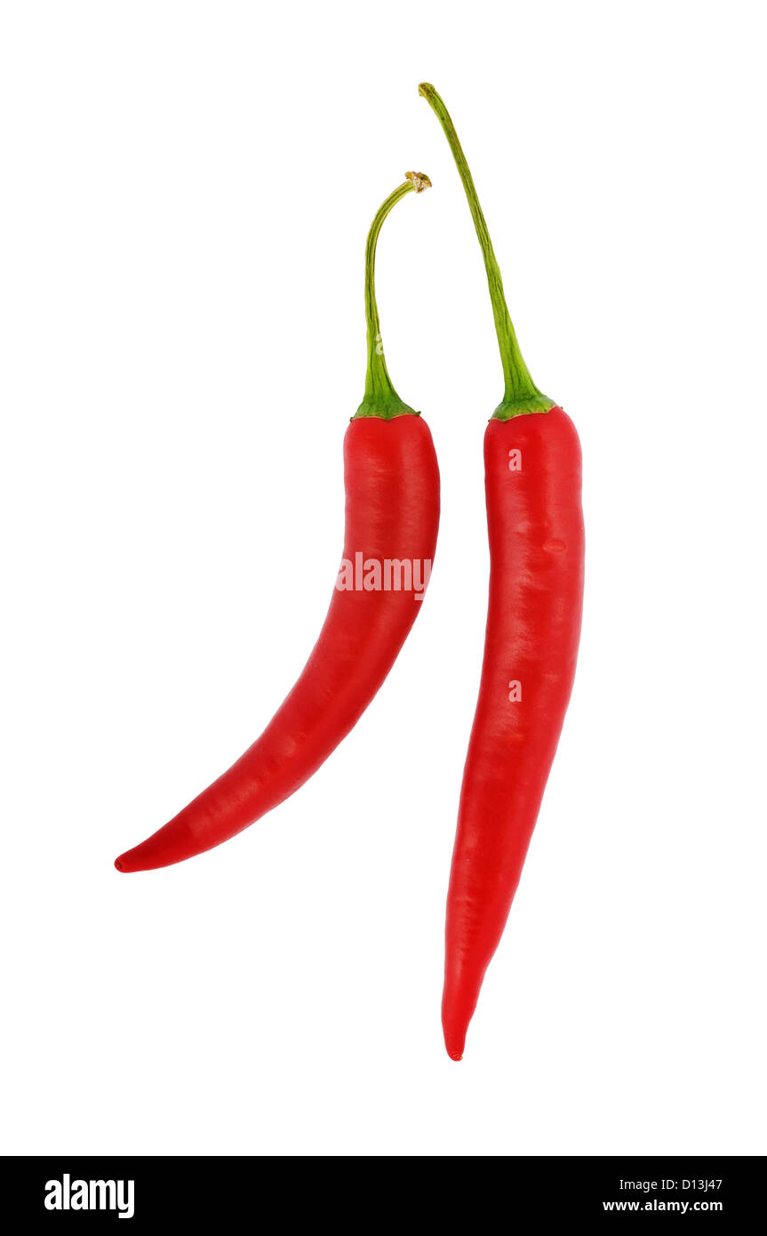 Red Hot Chili Peppers su bianco con tracciato di ritaglio Foto Stock