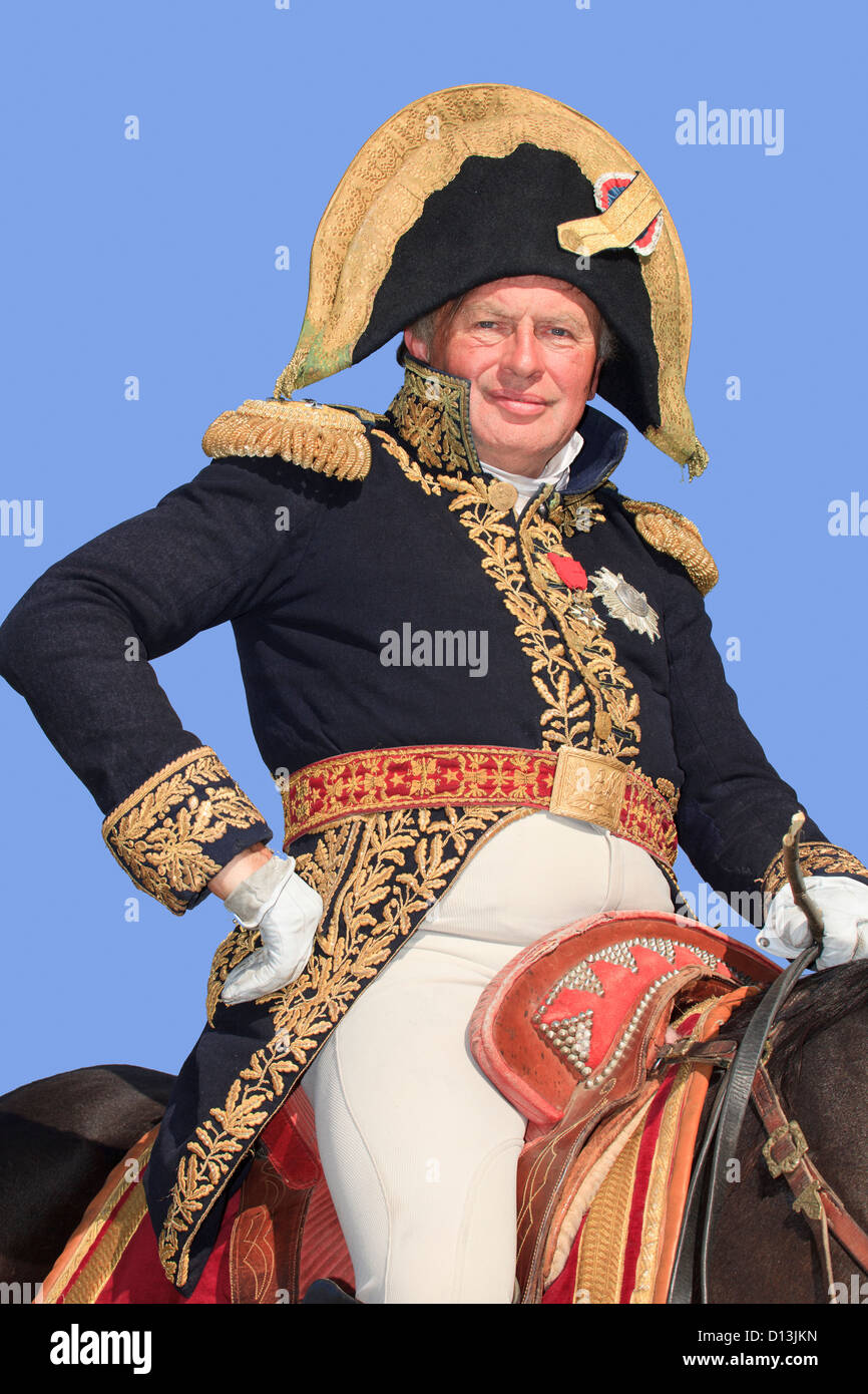 Il maresciallo di Francia Michel Ney (1812) durante la battaglia di Borodinò, Russia Foto Stock
