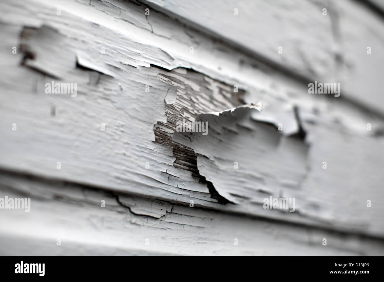 Vernice si staccava. Foto Stock