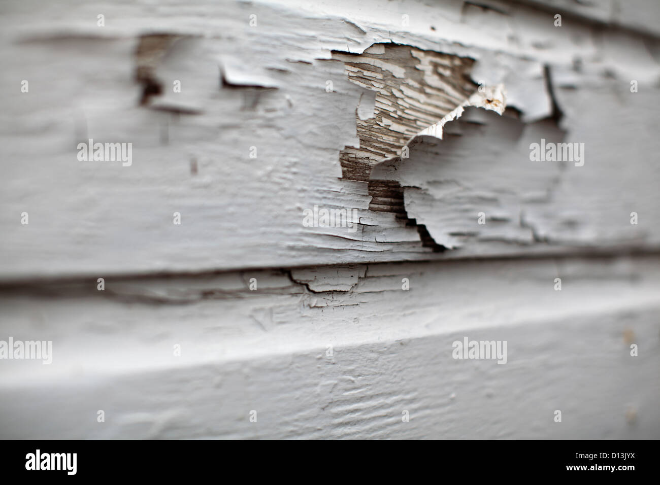 Vernice si staccava. Foto Stock