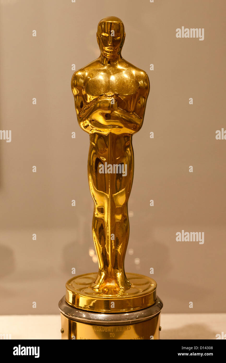 L'Academy Awards Oscars statuetta Foto Stock