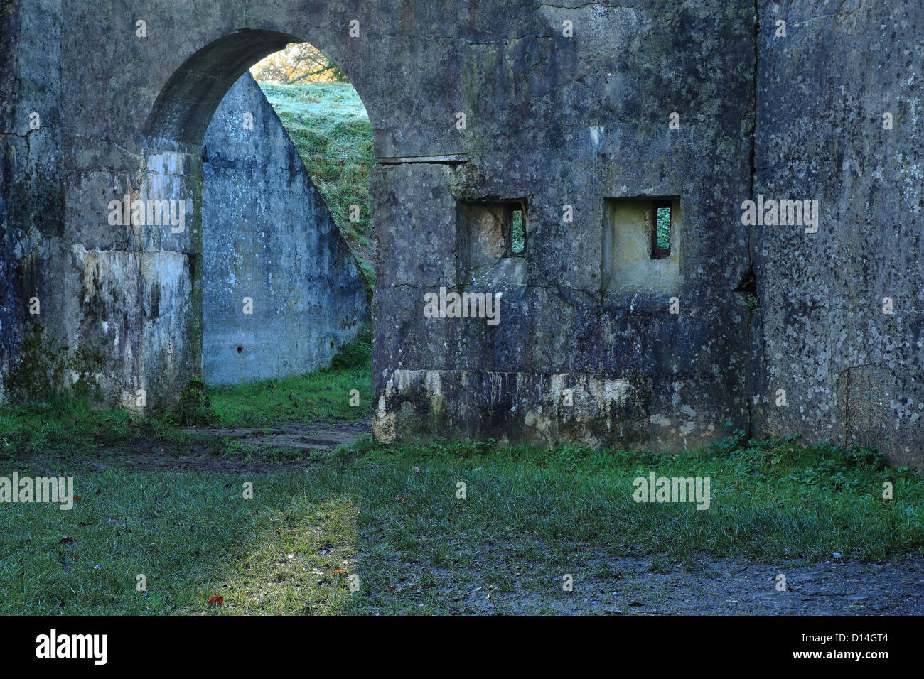 Box Hill Fort, Colline del Surrey, Inghilterra Foto Stock