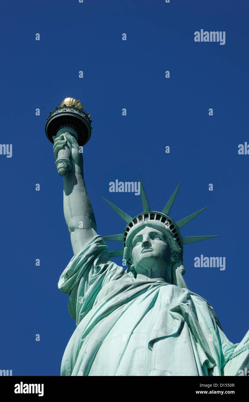Statua della Libertà, Liberty Island, New York City, Stati Uniti d'America Foto Stock