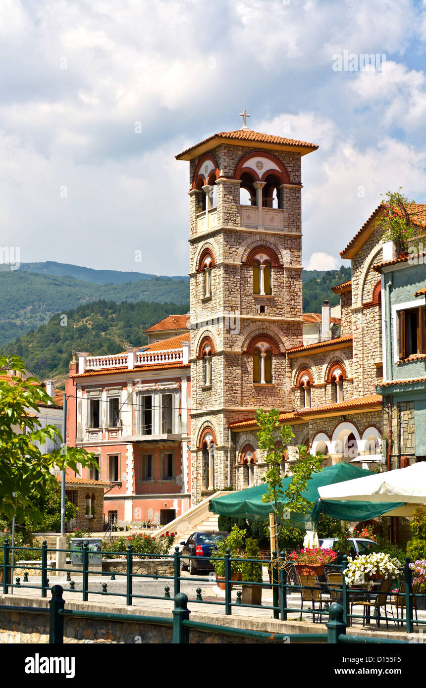 Vecchia chiesa ortodossa a Florina città in Grecia Foto Stock
