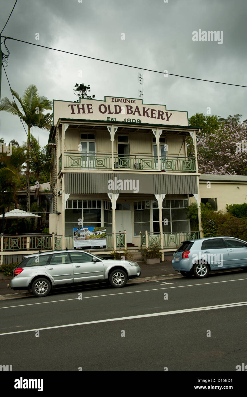 Il vecchio panificio, Eumundi, Queensland, Australia Foto Stock