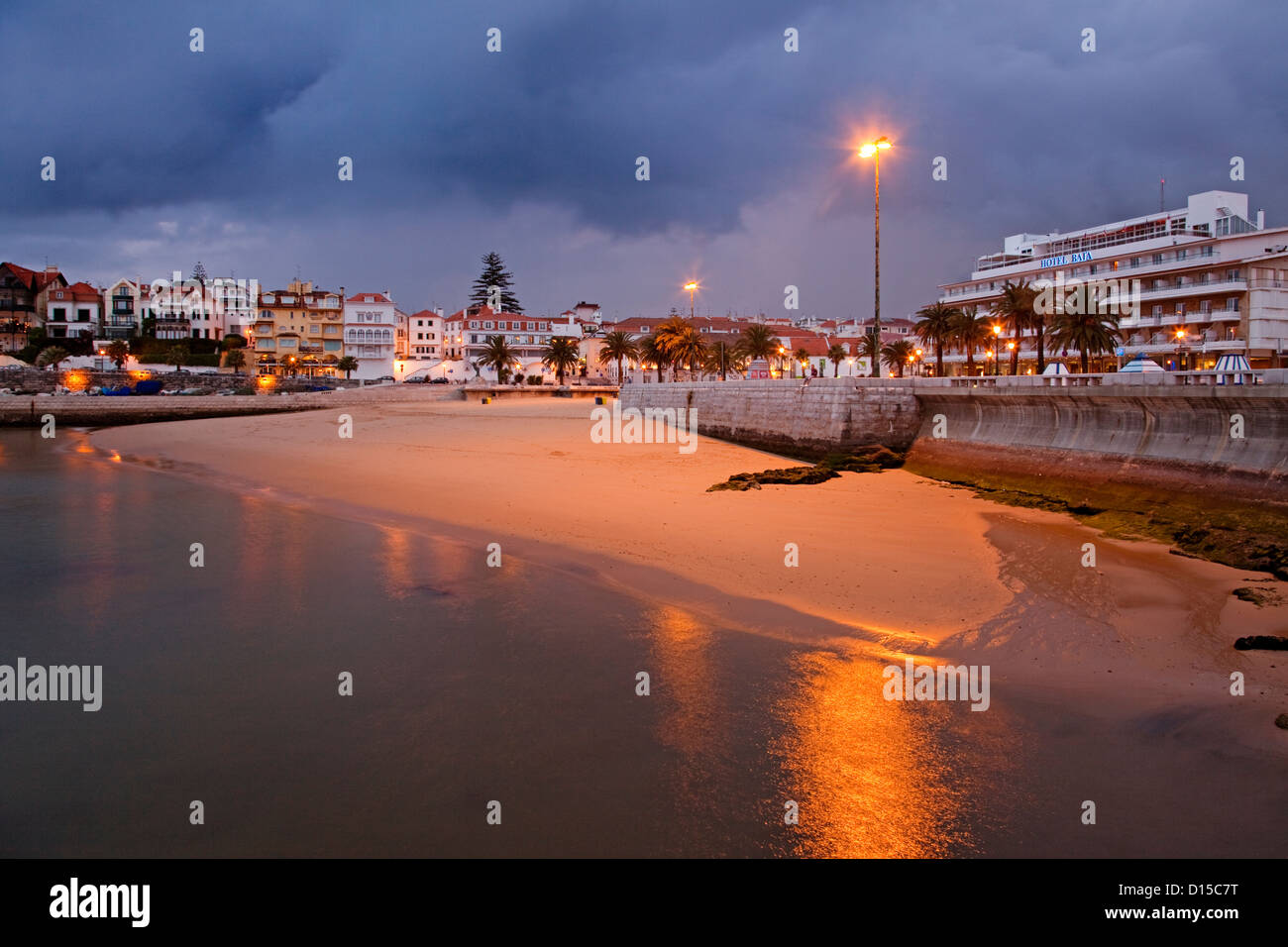 Le spiagge di Cascais Portogallo Playas de Cascais Portogallo Foto Stock