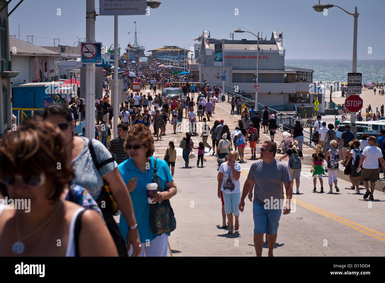 Pier,Santa Monica Foto Stock