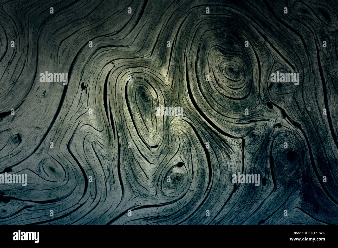 Legno scuro turbinii organici sfondo testurizzata Foto Stock
