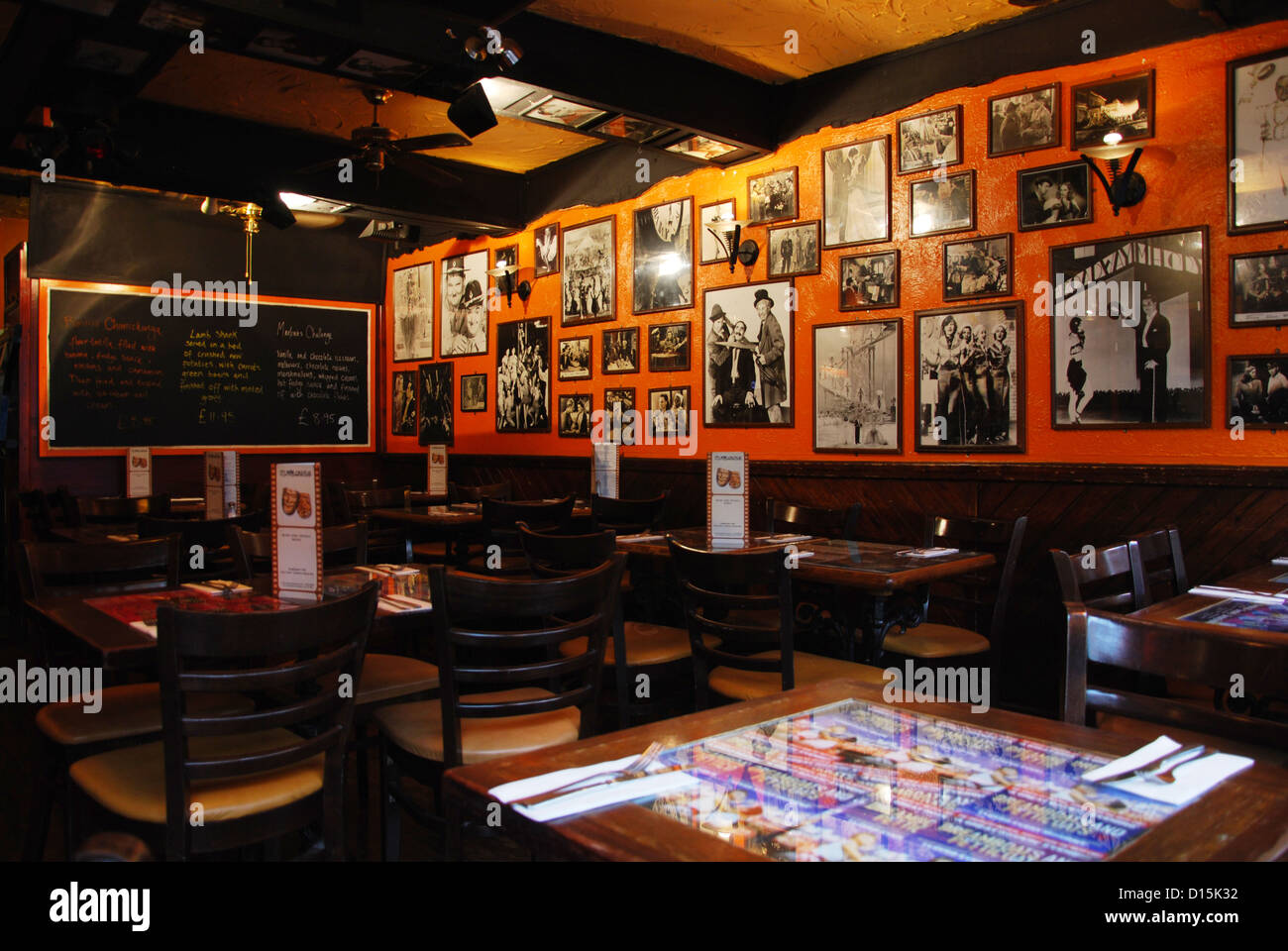 Interno di Marlowe del ristorante a Canterbury REGNO UNITO Foto Stock
