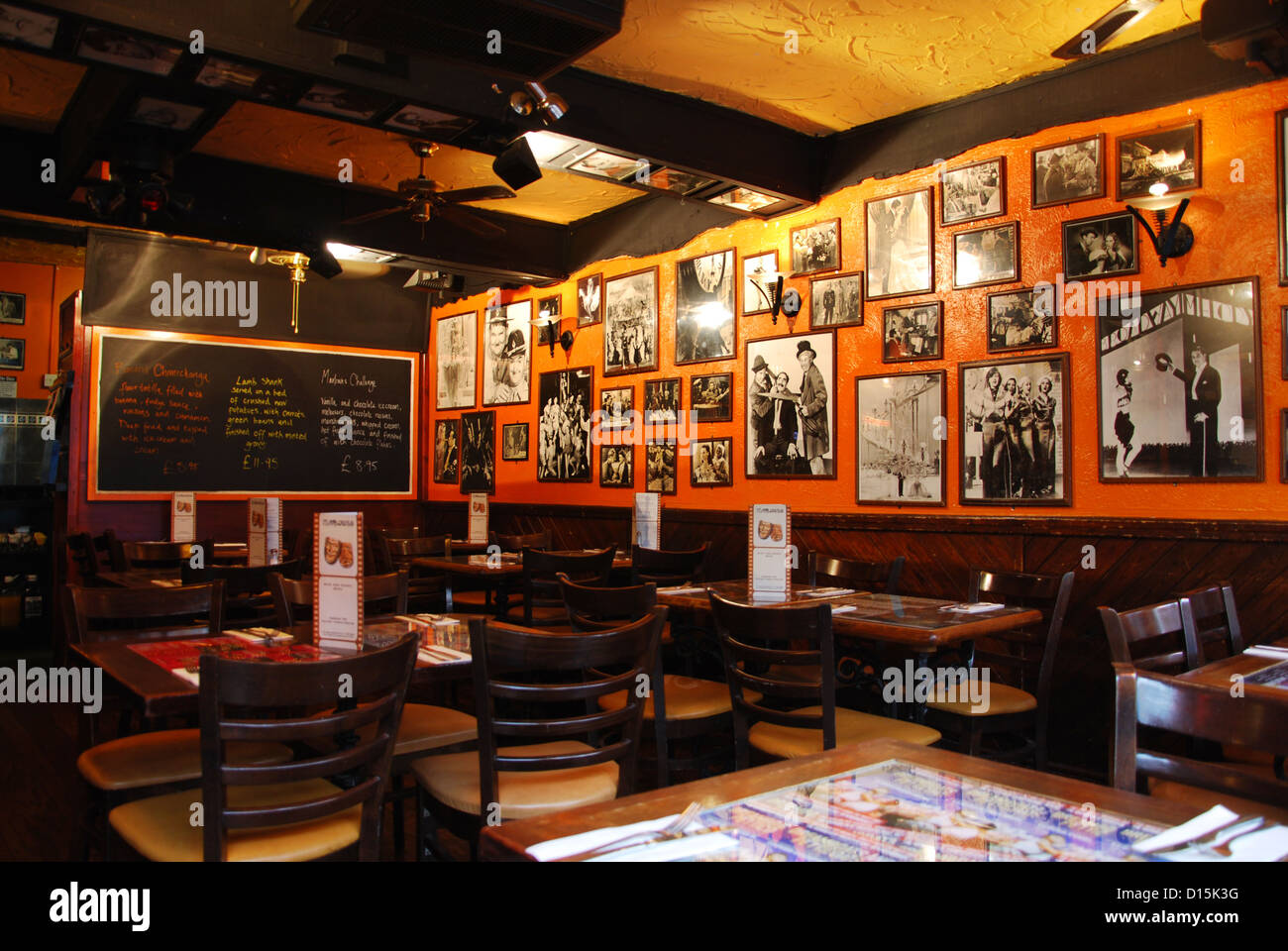 Interno di Marlowe del ristorante a Canterbury REGNO UNITO Foto Stock