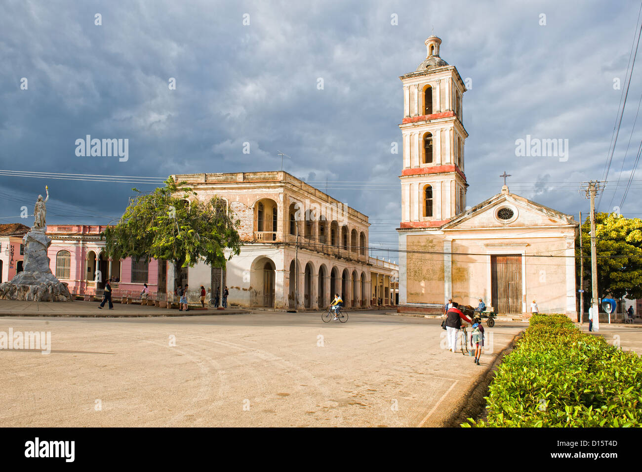 Virgen del Buen Viaje Chiesa, Remedios, Santa Clara Provincia, Cuba Foto Stock