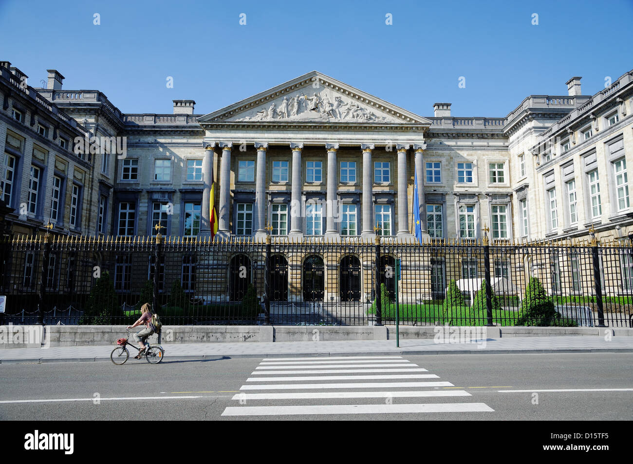 Palazzo della nazione - Bruxelles Foto Stock