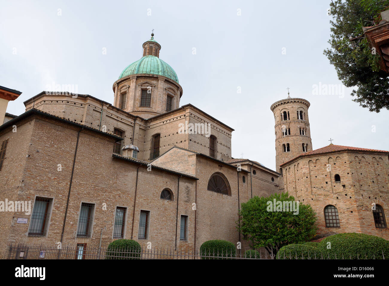 Vista del Museo Arcivescovile e cappella di Ravenna, Italia Foto Stock