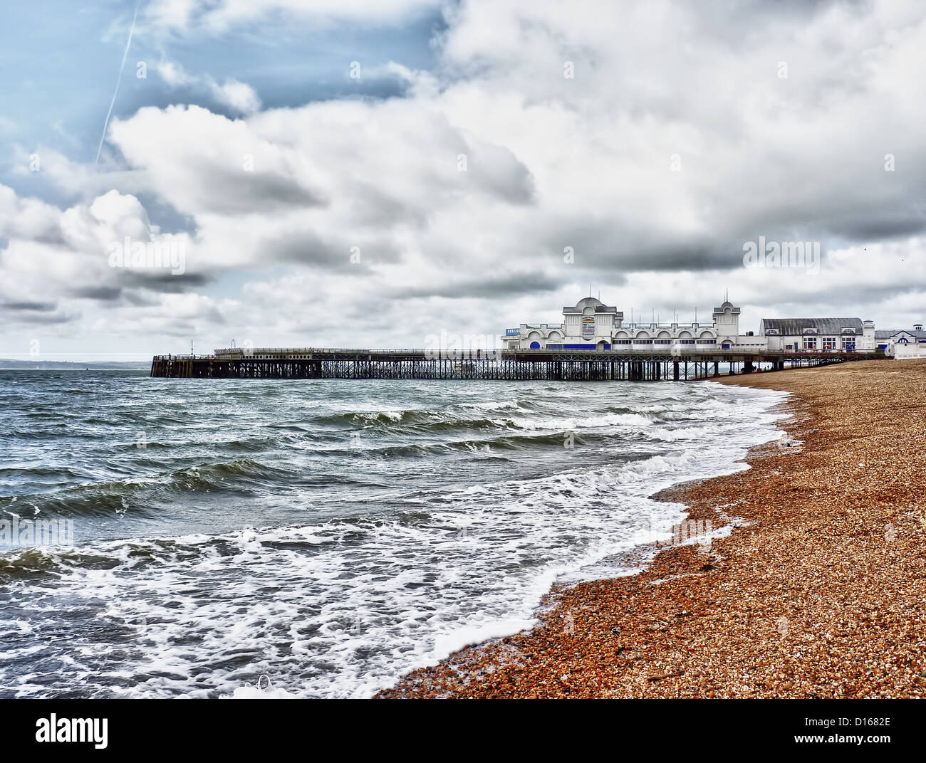 South Parade Pier a Southsea, Portsmouth Foto Stock