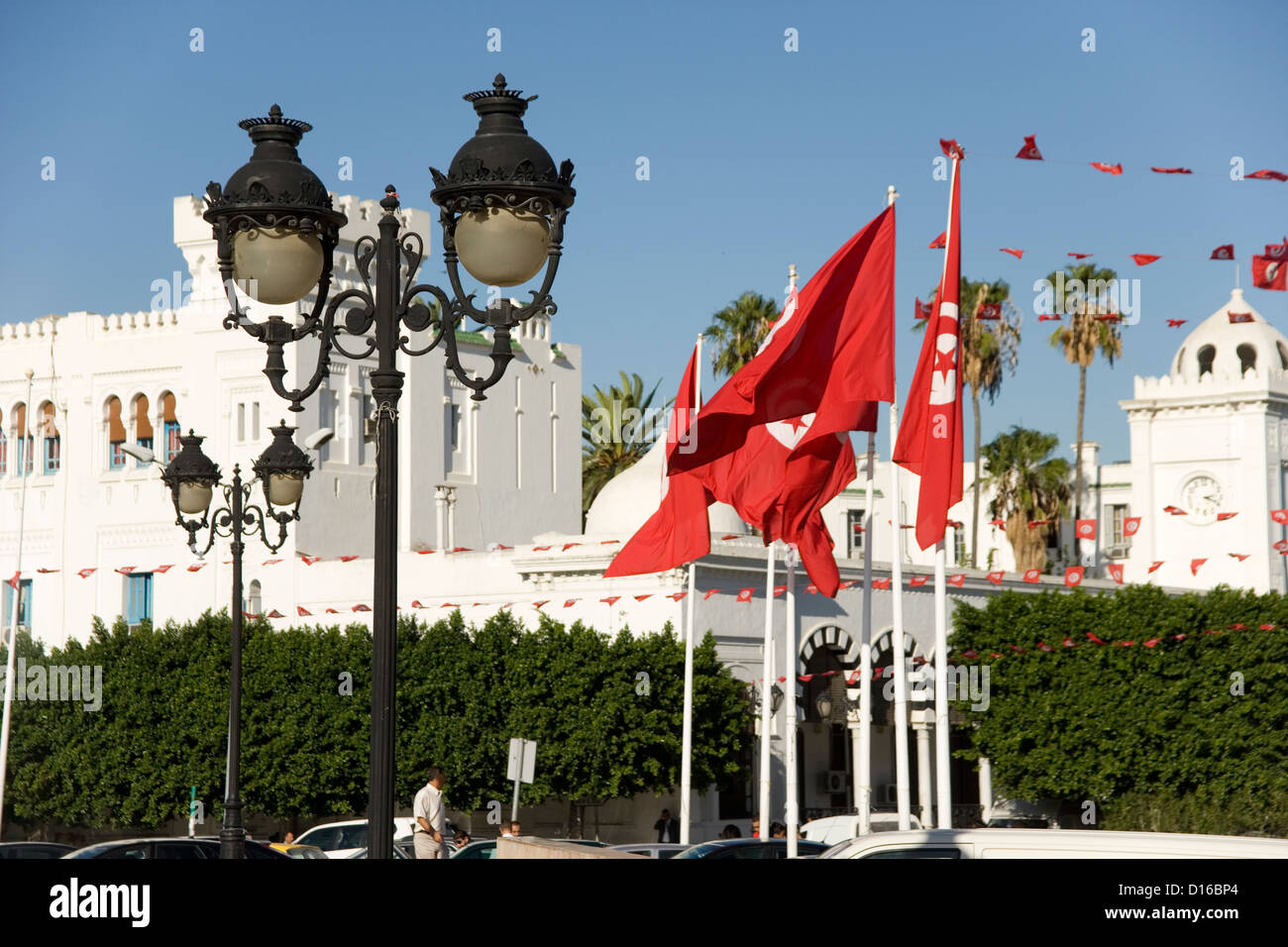 Place de la Kasbah di Tunisi, Tunisia Foto Stock