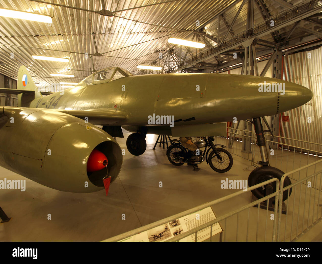 Aeromobile in Prague Aviation Museum, Kbely.Avia S-92 V-34 (-cecoslovacco realizzato Messerschmitt Me 262A), Foto Stock